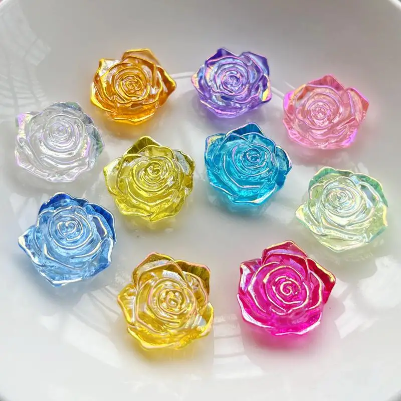 

200pcs19mm Crystal Rhinestone Flower decoration DIY jewelry making accessories mobile phone flat back crystals applique