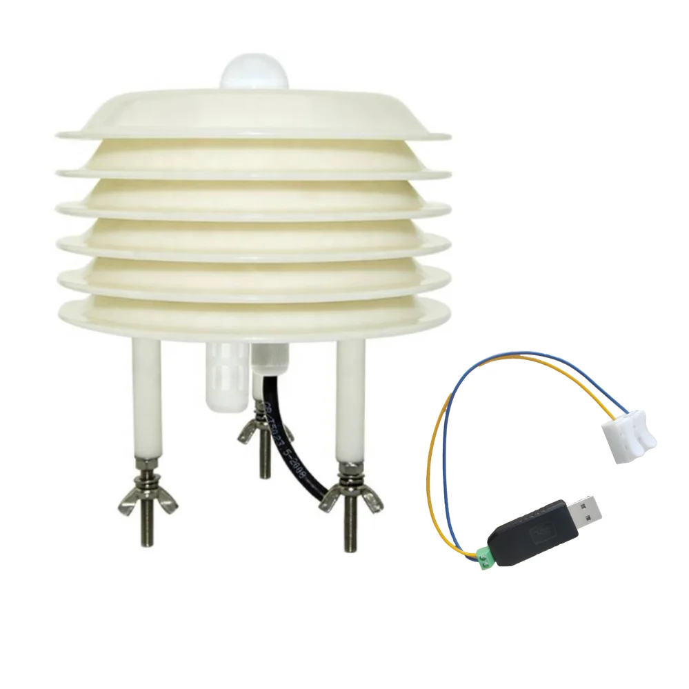 

MINI HIGH-PRECISION LOW-POWER AIR TEMPERATURE HUMIDITY AND ILLUMINATION SENSOR