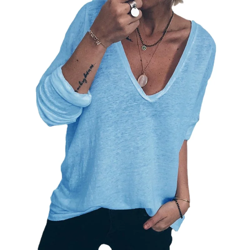 

2021 high quality spring and autumn women's casual T-shirt