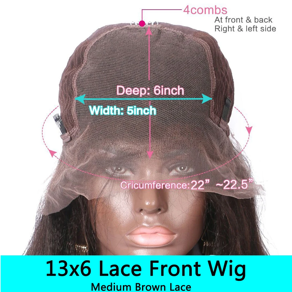 Short Bob Wigs 13X6 Lace Front Human Hair Wig for Black Women Light Yaki Bob Human Hair Wig Transparent HD Lace Wig 150Density