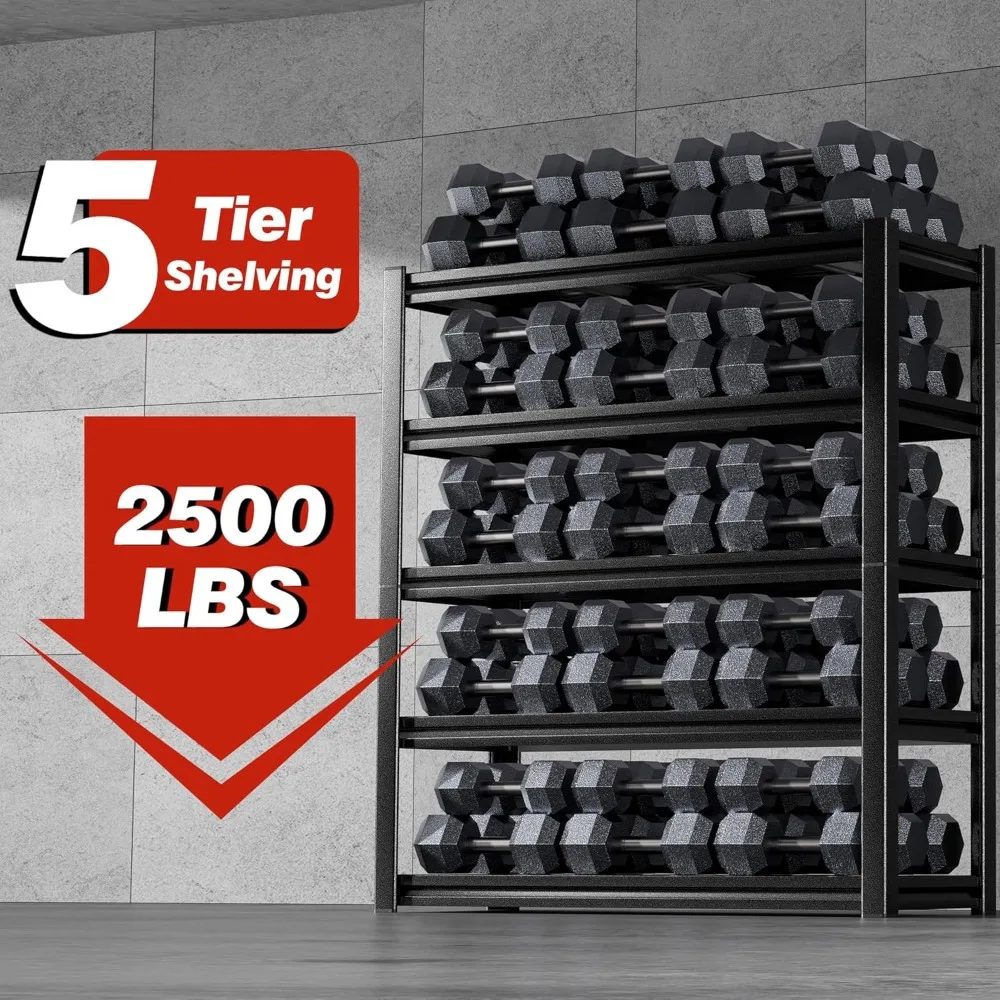 2 упаковки гаражных стеллажей высотой 72 дюйма X 36 дюймов 16 5-ярусные промышленные