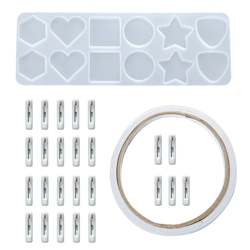 

Suitable for Various Festivals Silicone Brooch Casting Mold with Pretty Patterns