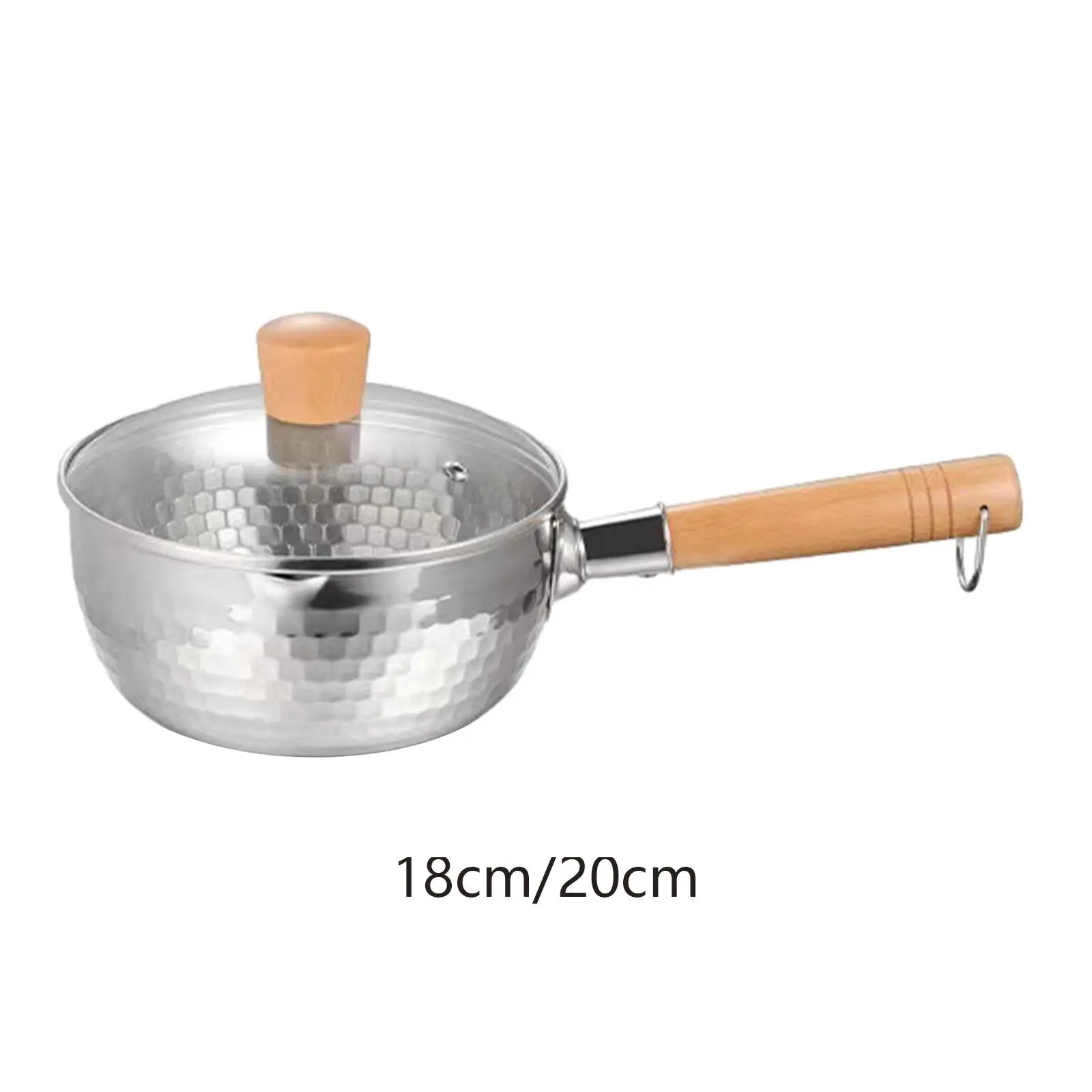 Антипригарная Кастрюля 18 см/20 см небольшая кастрюля для молока из нержавеющей