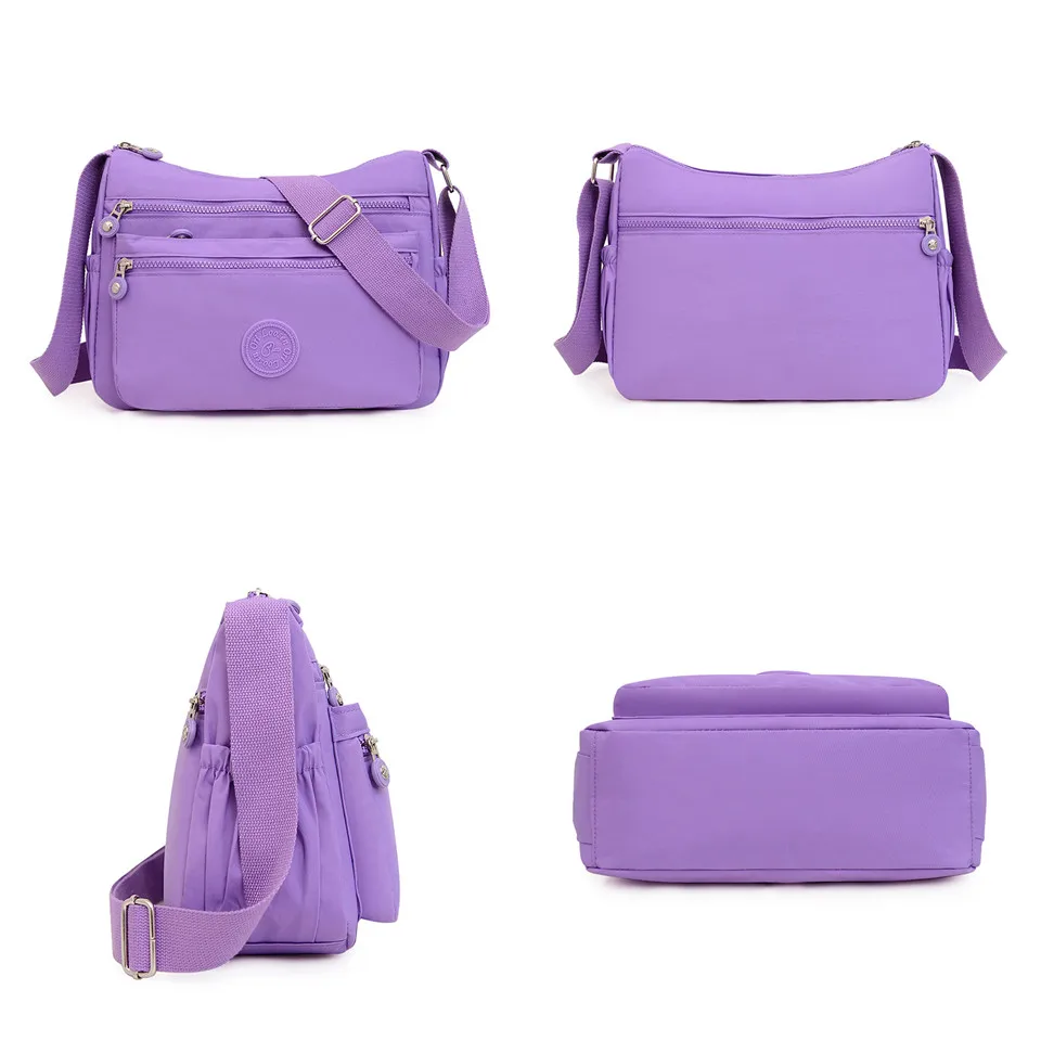 Women Shoulder Bags Handbag Female Fashion Causal Tote Shopping Bags Waterproof Nylon Tote Crossbody Bag