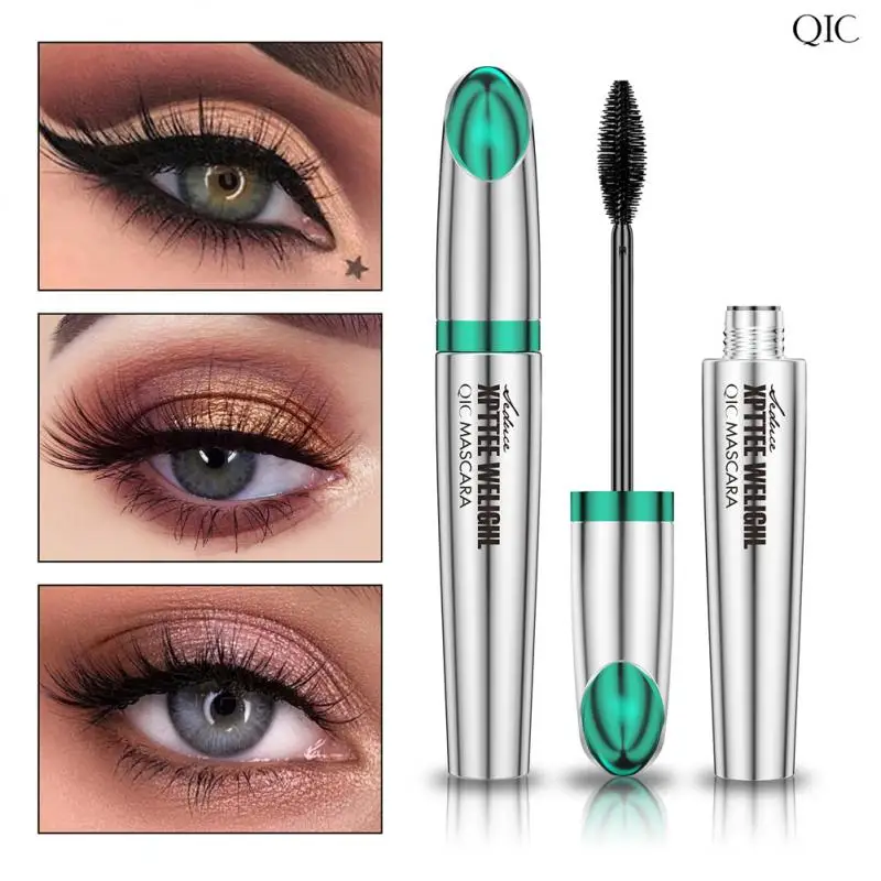 

Fiber Eyelashes Lengthening Mascara Black 4D Silk Mascara Thick curling Waterproof Sweat-proof And Not Easy To Smudge Mascara