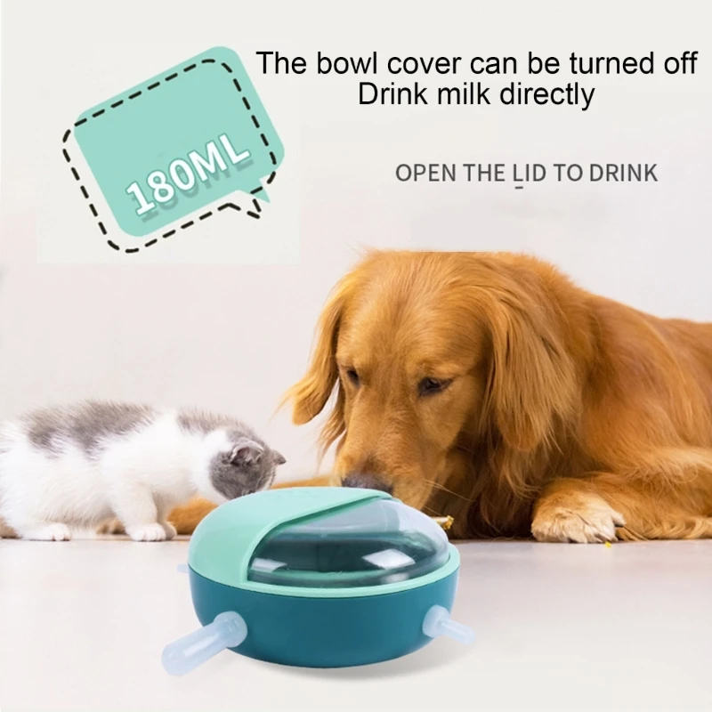 

Дозатор молока для домашних животных, миска для кормления собак и кошек, Маленькие соски для вырубки животных