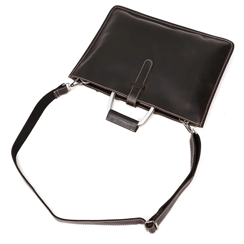 Genuine Leather Men Briefcase Bag Vintage Men Handbag Office Bags For Men Folder For Documents 2022 Shoulder Bag Briefcas Bag