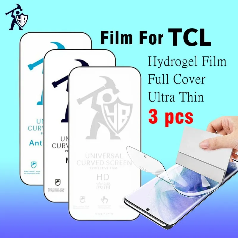 

3 шт., Гидрогелевая Защитная пленка для TCL L9 Plus L10 10L 20Y 30S SE 10 Pro