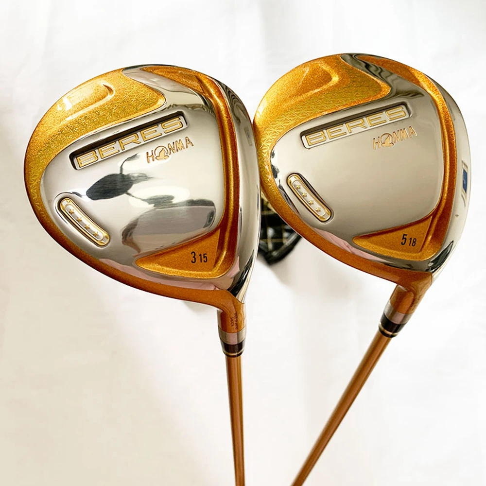 2023 New HONMA S07 Beres 4 star Golf Driver set Driver + fairway woods (3 pcs) Graphite R S flex with Head cover