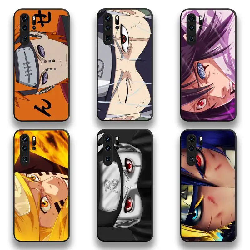

Naruto Uchiha Sasuke Itachi Akatsuki Kakashi Phone Case For Huawei P20 P30 P40 lite E Pro Mate 40 30 20 Pro P Smart 2020