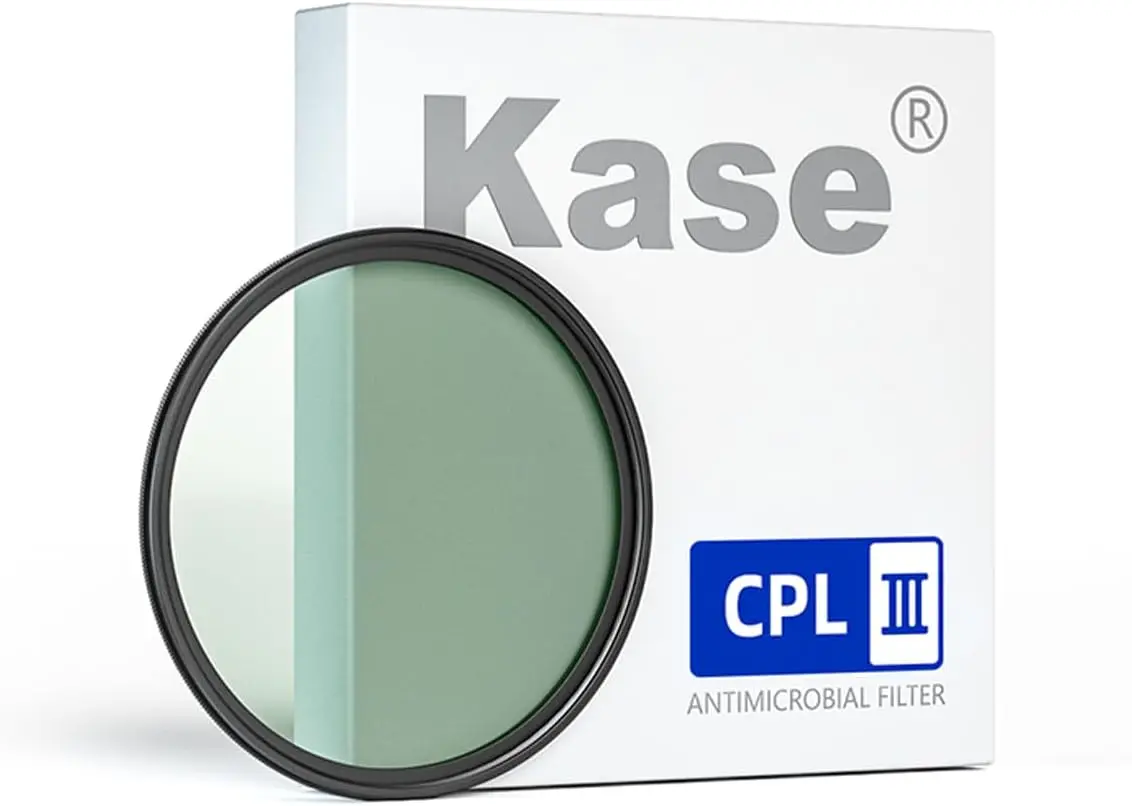 Фото Круговой поляризационный фильтр Kase 95 мм CPL III улучшает насыщенность цветов и уменьшает блики. №2