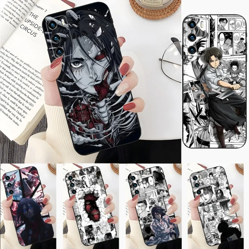 

Attack On Titan Phone Case For Honor 50 50Pro 30 20 10 I Pro S SE V40 V30Pro V20 V9 V8 X30 X20 X10 X10Max Funda Back Cover