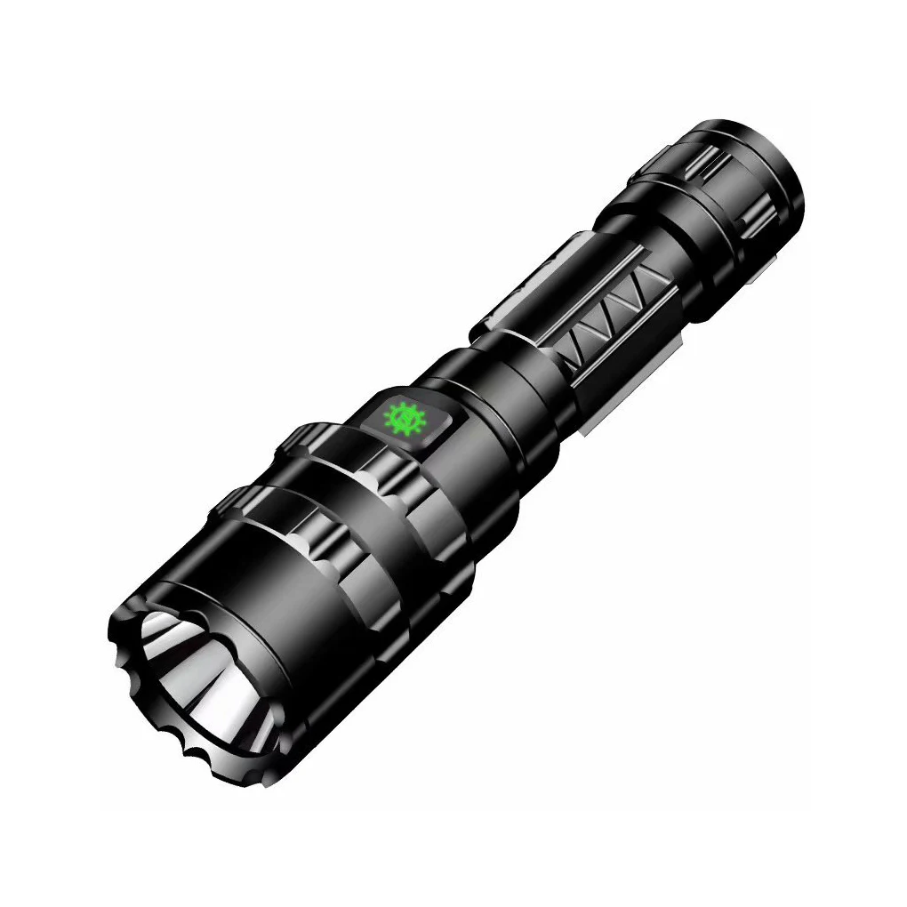

Camping Hiking High Brightness Light Flashlight Exploring 5 Modes Aluminum Alloy USB Charging Hand Torch Lighting Accessory