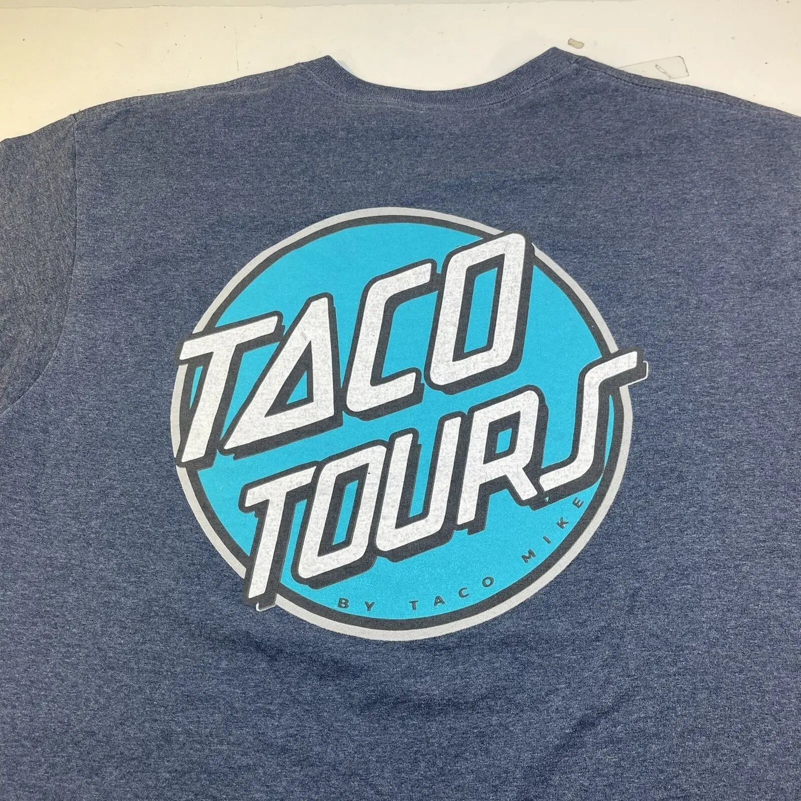 TACOMOTO TACO TOURS By MIKE MOTOCROSS MX MOTO RACING ФУТБОЛКА Мужская L Синяя