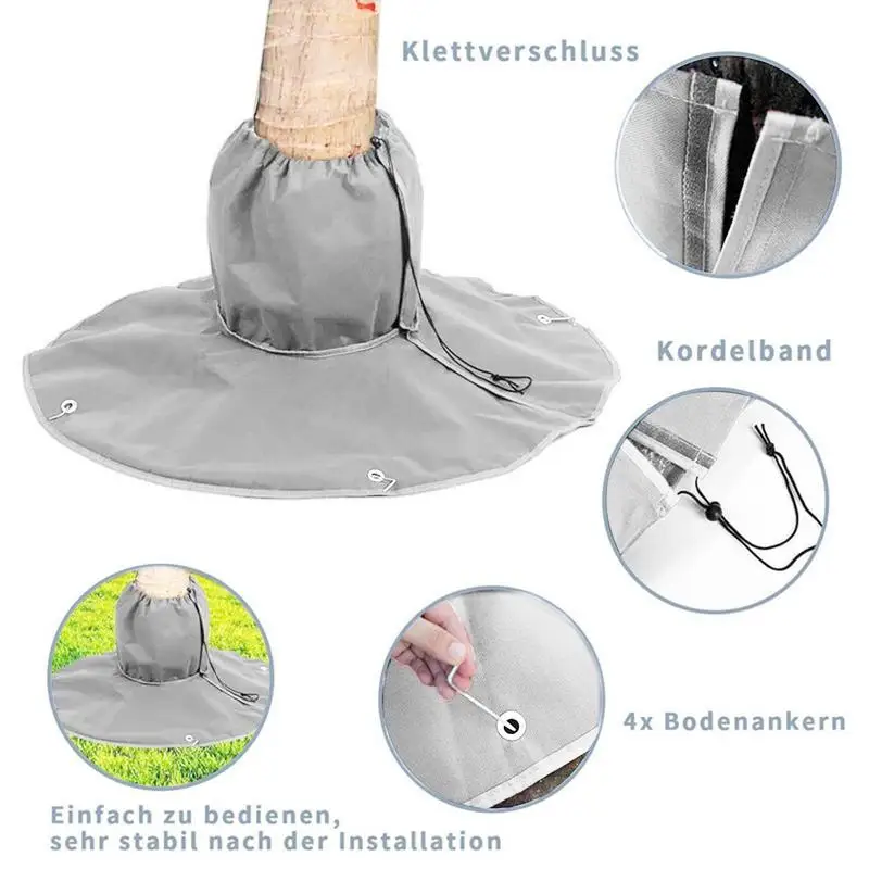 Зимняя крышка для корня дерева защита замораживания с постоянной температурой и