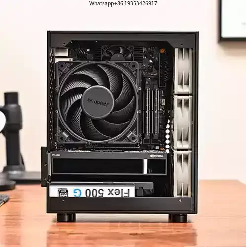 Фото Маленькая алюминиевая стальная пушка V9: идеальное шасси Mini ITX. Подходит для поддержки источника питания Flex и половины высоты. №3