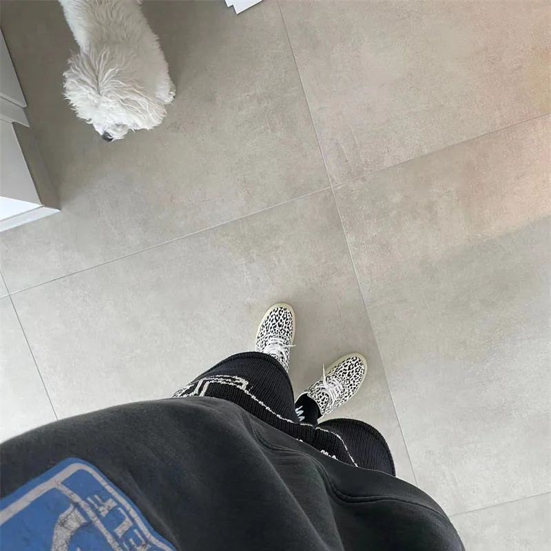 Пуловер Askyurself V11 с принтом трещин и круглым вырезом размер S-XL