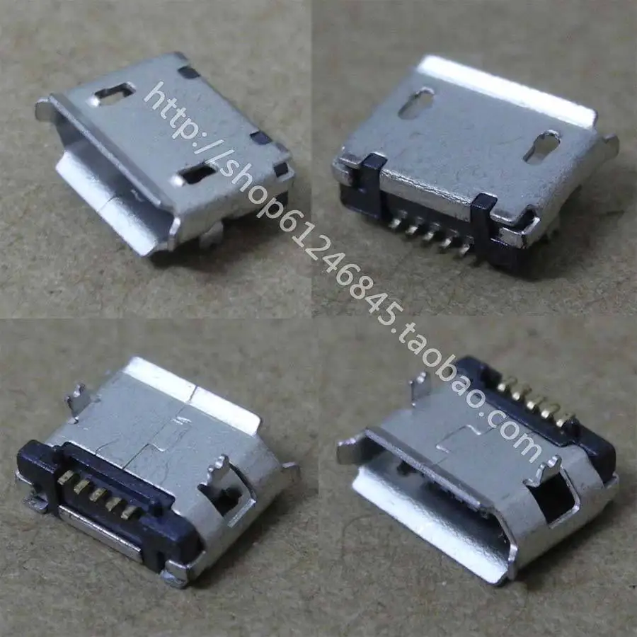 Free Shipping For tao's 8 g version of the Micro USB connector pins data interface insert tail 5 p 5 needle
