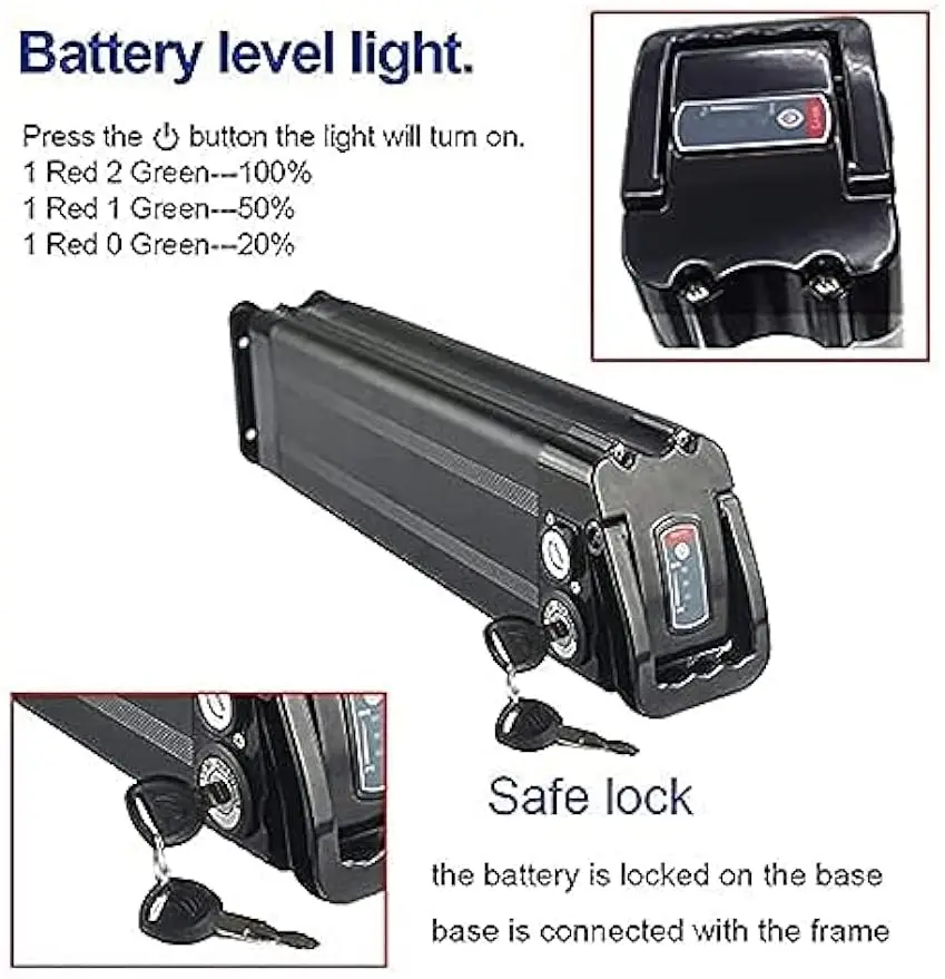 48 В 20 Ач литиевая аккумуляторная батарея 18650 встроенная Bms для Silverfish 750 Вт 1000