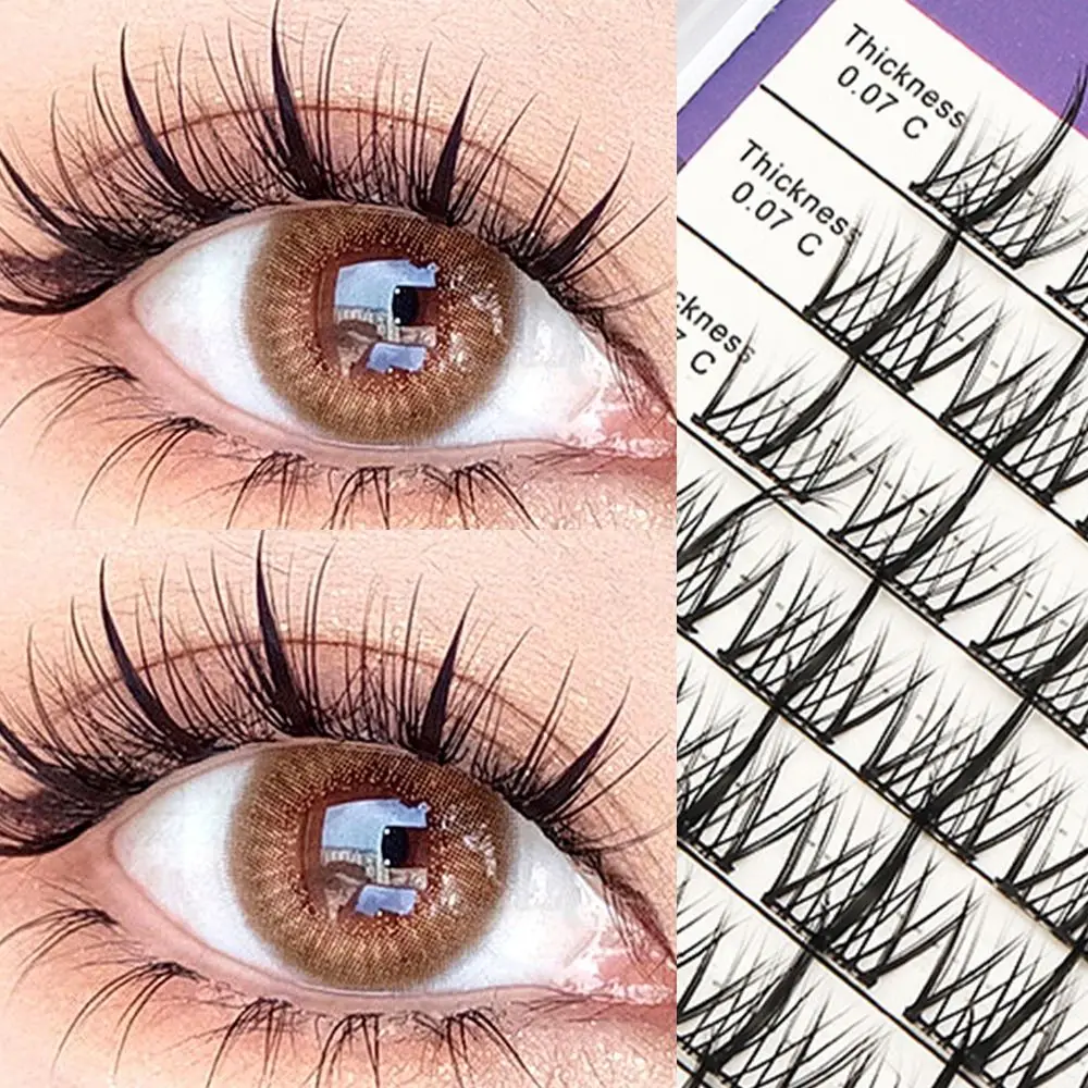 

Cluster Handmade 3D Rapid Lightweight at Home DIY Lash Extensions Cluster Lashes Individual Lashes for Self-application