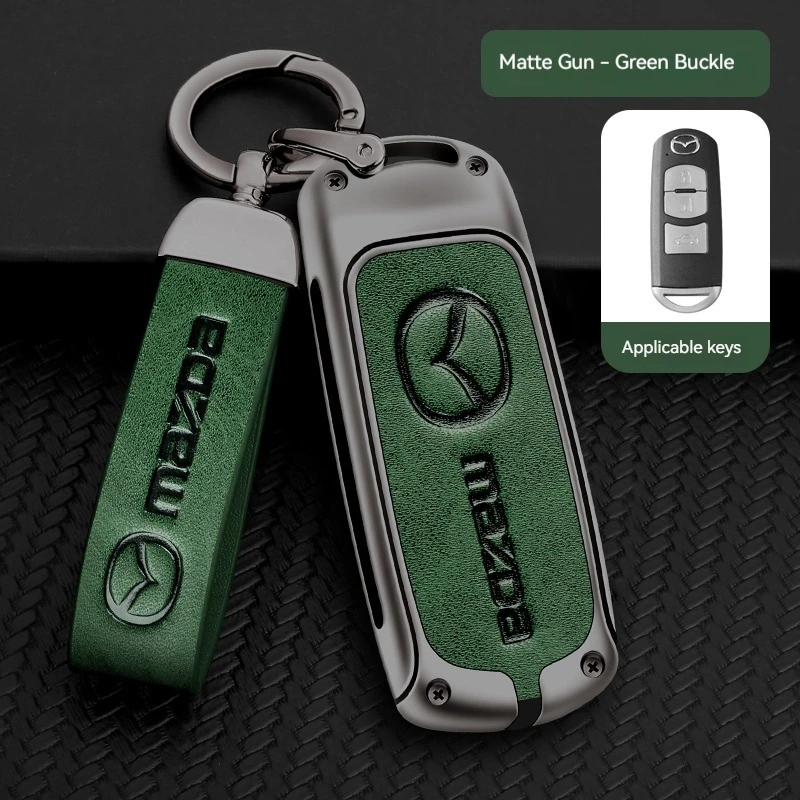 

Чехол для автомобильного ключа из цинкового сплава для Mazda Axela Atenza 3 2 6 CX3 CX5 CX30 CX8 CX9 MX5 RX7 RX8