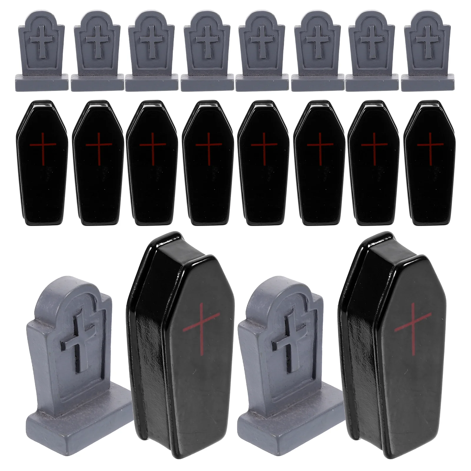 20 шт. мини-труны надгробия украшения из смолы на Хэллоуин могила ремесла реквизит