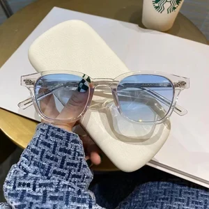 2022 GM Transparent Sunglasses Men Women Gentle Brand Design Monster Frame Fashion Sun Glasses Gradi