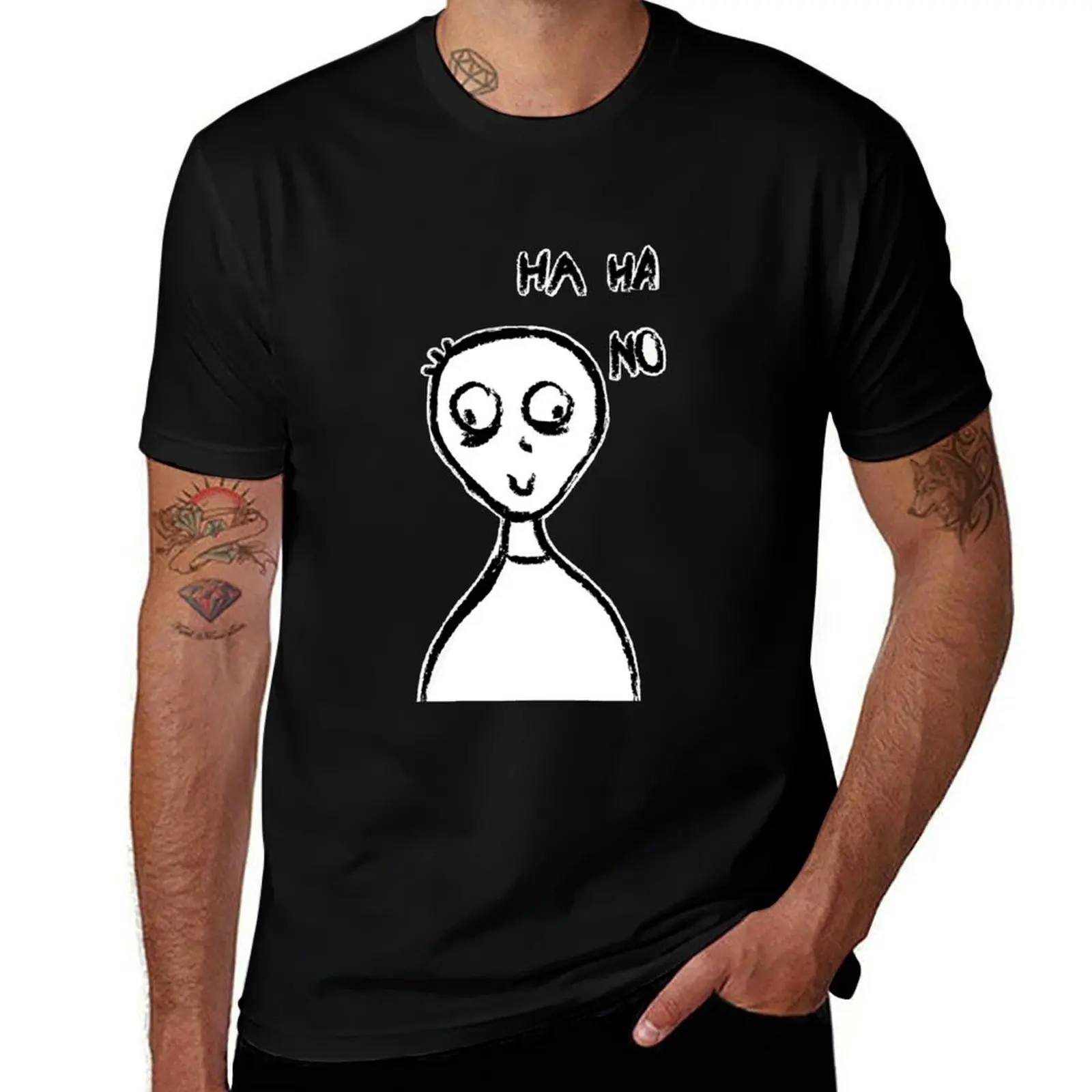 Фото Футболки с рисунком Tim man Burton, роскошная мужская рубашка с рисунком, мужская рубашка, футболка, футболка №1