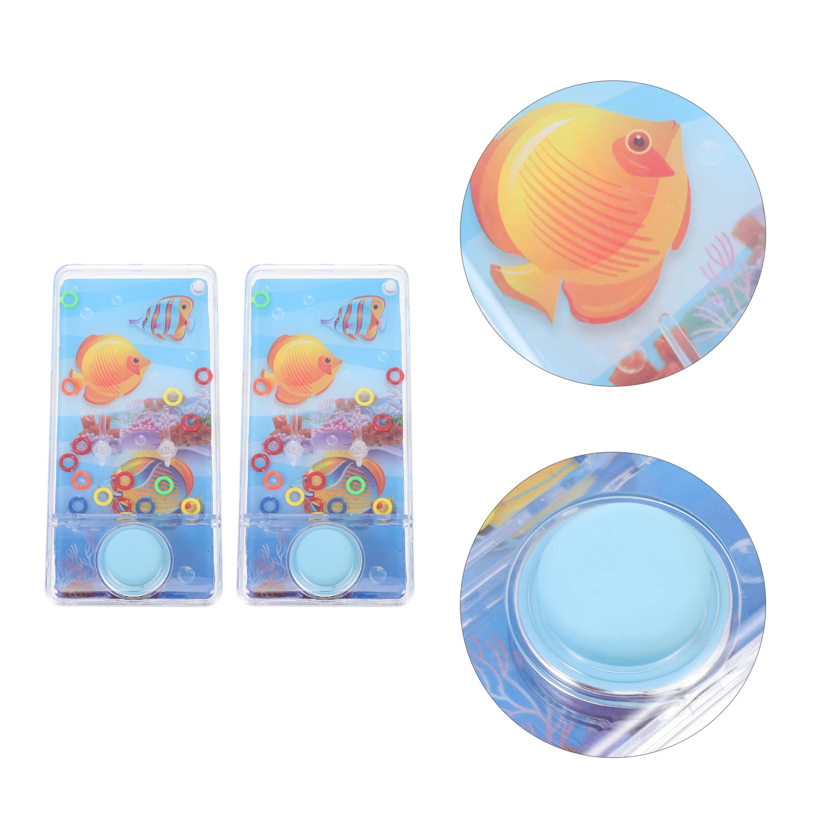 

2pcs Water Tossing Ring Portable Interactive Water Toss Game Playthings
