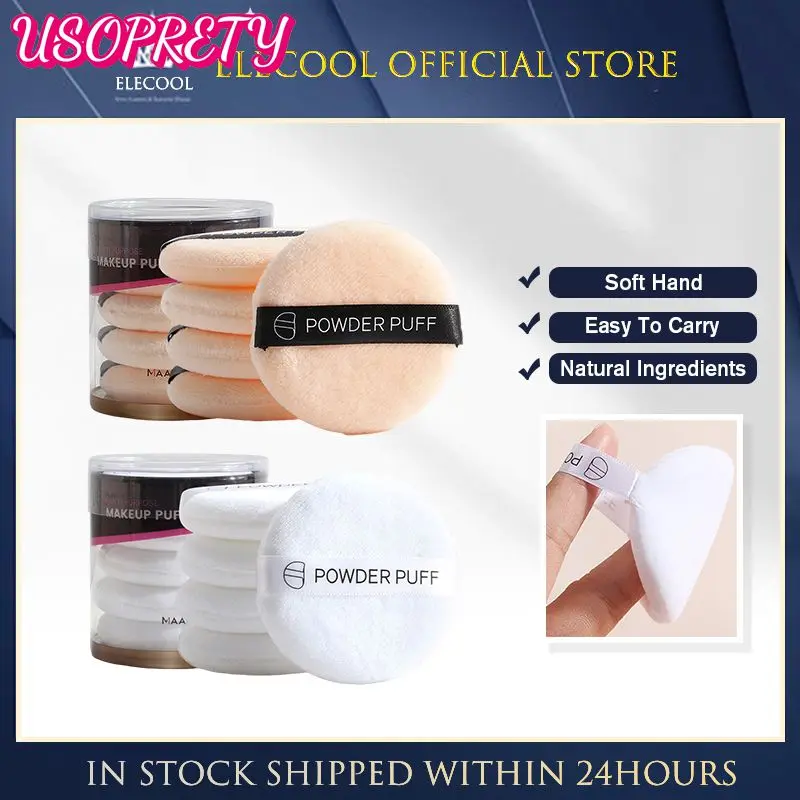 

Cosmetics Tool Makeup Sponge Portable Washable Powder Puff Set Soft Velvet Facial Powder Foundation Puff Makeup Puff