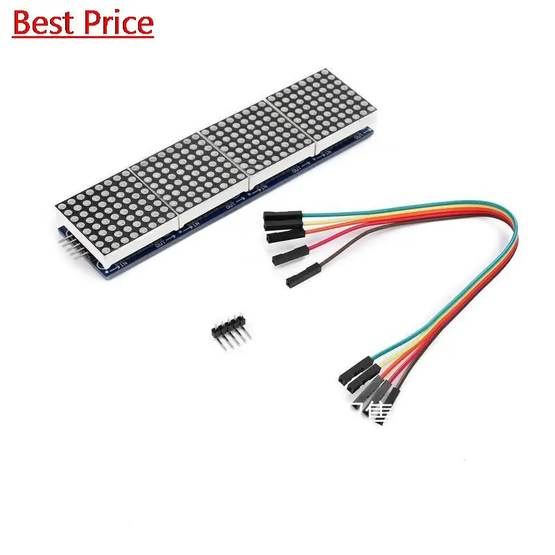 

20Pcs/lot Max7219 Dot Matrix Module Lh Controls Mcu Module 4-in-1 Display to Send 5p Line