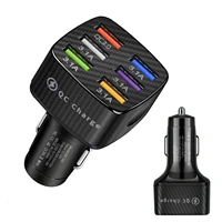 15a car fast charger type c car charger 15a 6 port car charger compatible with cars trucks off road vehicles mobile phones