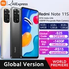 Смартфон Xiaomi Redmi Note 11S, 64 ГБ128 ГБ, Восьмиядерный Helio G96, 33 Вт Pro, быстрая зарядка