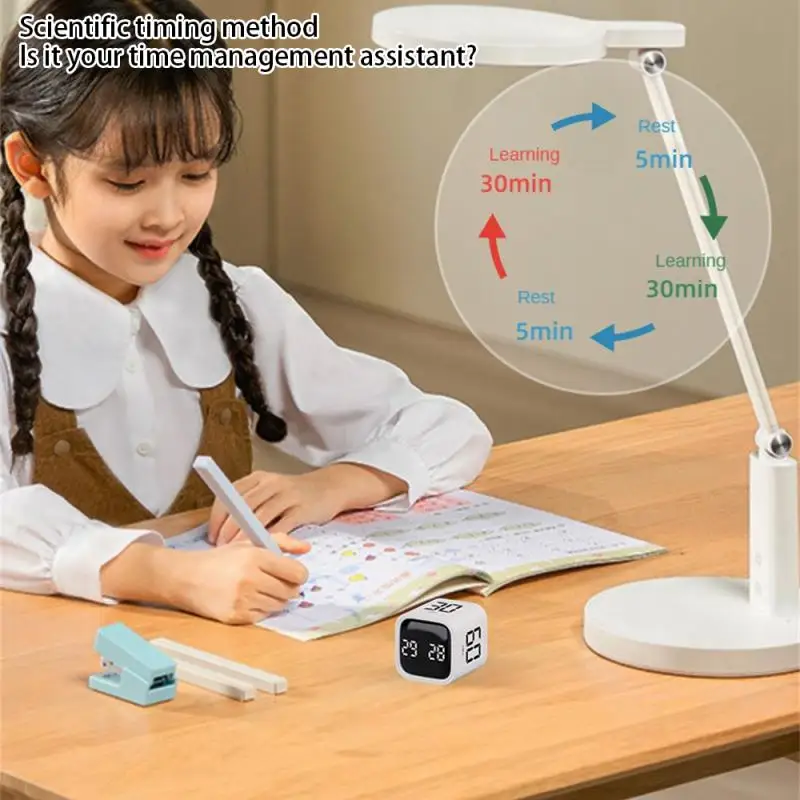 Кубический таймер продукта датчик гравитации переворачивающийся светодиодный