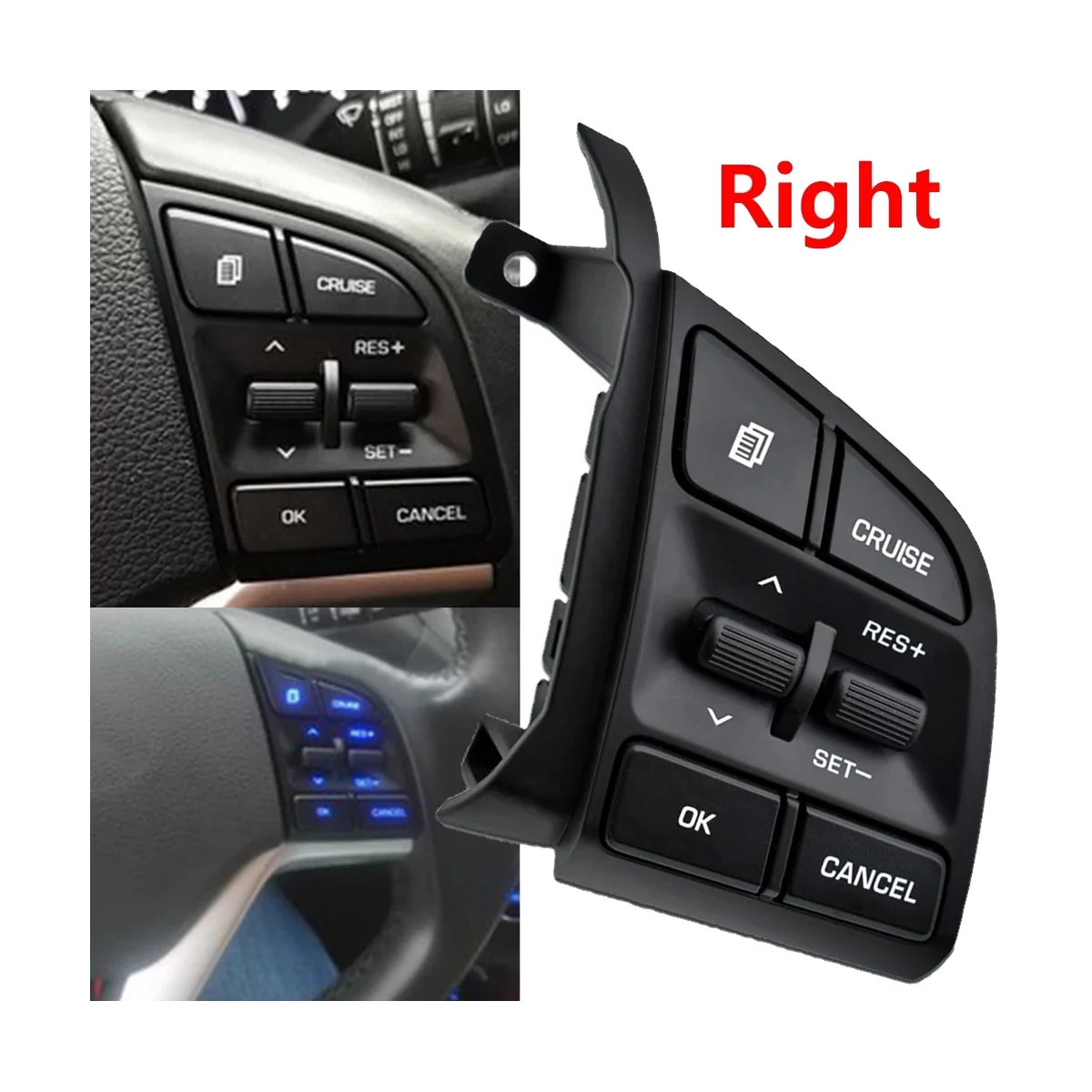 

96710-D3500 Right Speed Cruise Control Switch for Hyundai Tucson IX35 2015-2019 Steering Wheel Cancel Button 96710D3500
