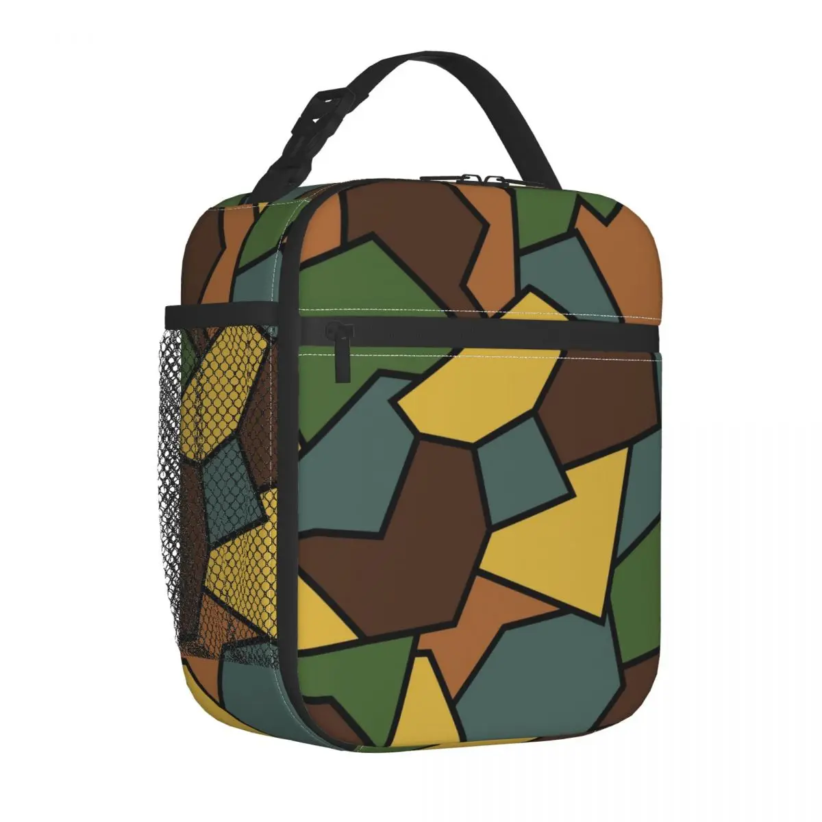 

German Camouflage Camo Insulated Lunch Bag Popular Lunch Container Portable Thermal Cooler Bento Box School