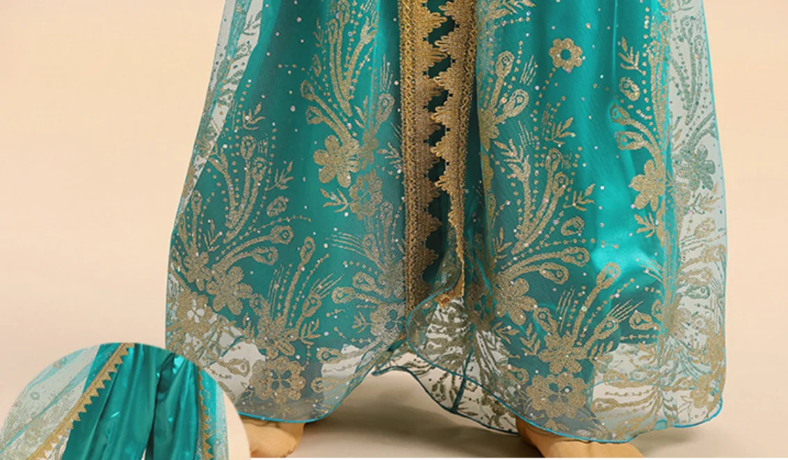 Детский индийский комплект принцессы для танца живота сари восточного