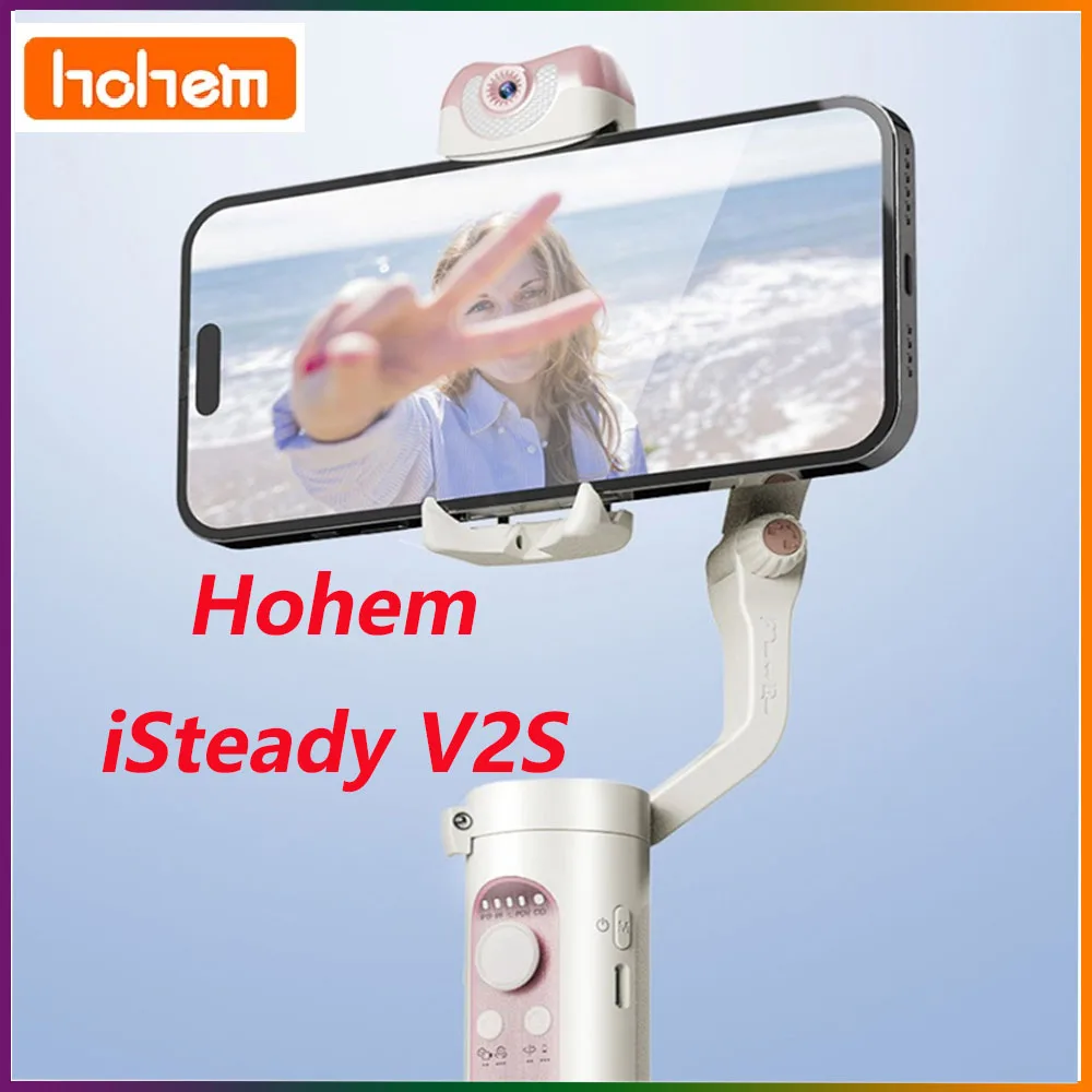 

Hohem iSteady V2S автоматическое отслеживание лица карданный шарнир вращение на 360 ° для видеосъемки 3-осевой ручной фотостабилизатор