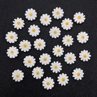 10pcs natural pearl shell sunflower beads white daisy shell charm loose beads 681012mm for jewelry making necklace earrings