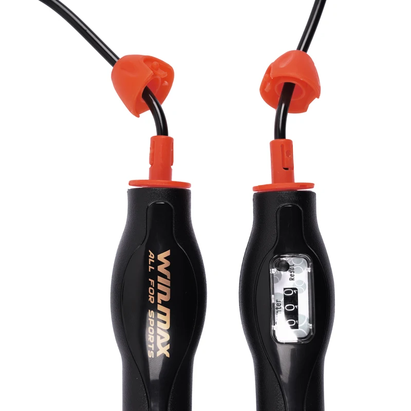Фото Скакалка Winmax со счетчиком, регулируемая длина, беспроводная и беспроводная, подходит для занятий спортом, фитнесом, тренировок, спортивных принадлежностей №4