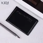 1 шт. черного цвета из искусственной кожи 40 карт ID кредитных карт держатель книга Чехол Организатор Хранитель паспорта кредитных карт Чехол Бизнес Винтаж сумка