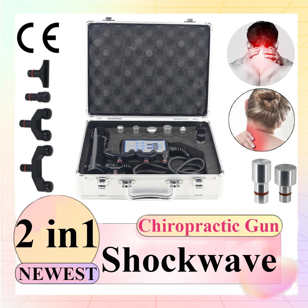 

2023 New Shockwave Therapy Machine Chiropractic Gun For ED Treatment Shock Wave Instrument Body Relax Extracorporeal Massager