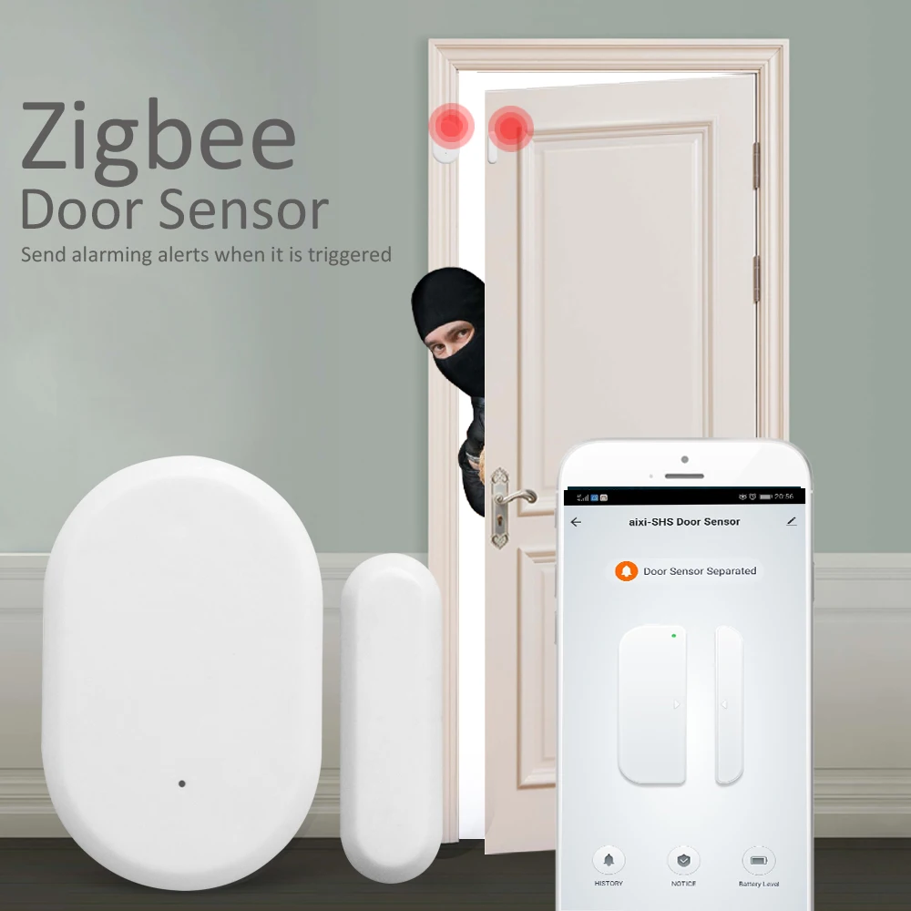 датчик открытия дверей и окон zigbee
