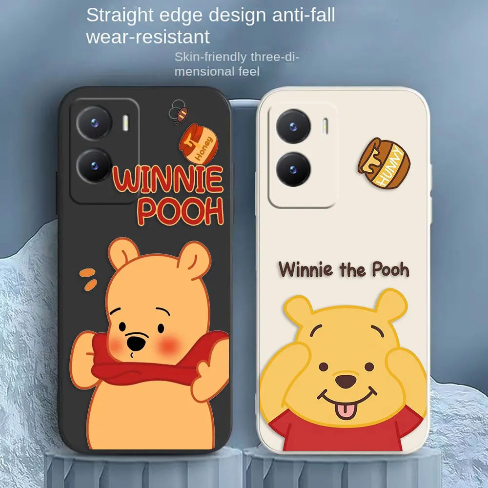 

Anime Piglet Winnie Pooh Phone Case For VIVO Y55S Y31 Y33S Y55 Y35 Y51S Y52S Y53S Y66 Y73S Y77 5G Y85 Y93 Case Funda Shell Capa