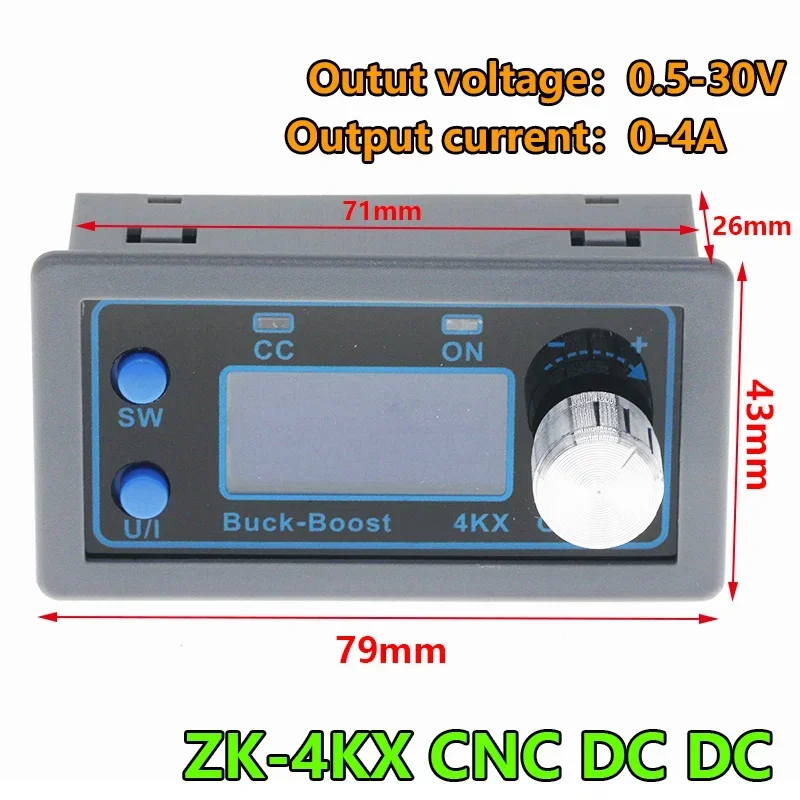Регулятор напряжения ZK-4KX CNC DC DC понижающий преобразователь CC V 0 ...