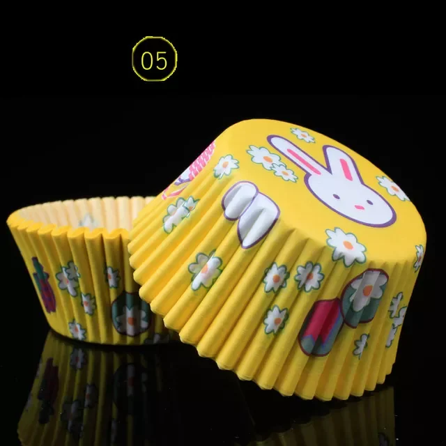

100PCS Color Printing Muffin Cases Paper Cups Cake Cupcake Liner Baking Mold Paper Cake Party Tray Cake Decorating Tool