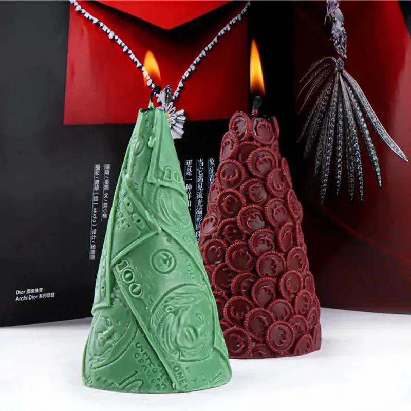 Силиконовая Форма Для Свечей В Форме Денег Доллара Ароматизированная Свеча