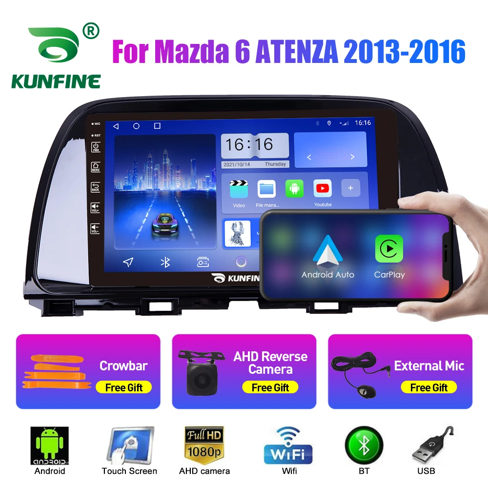 

Car Radio For Mazda ATENZA 2014-2016 2Din Android Octa Core Car Stereo DVD GPS Navigation Player QLED Screen Carplay