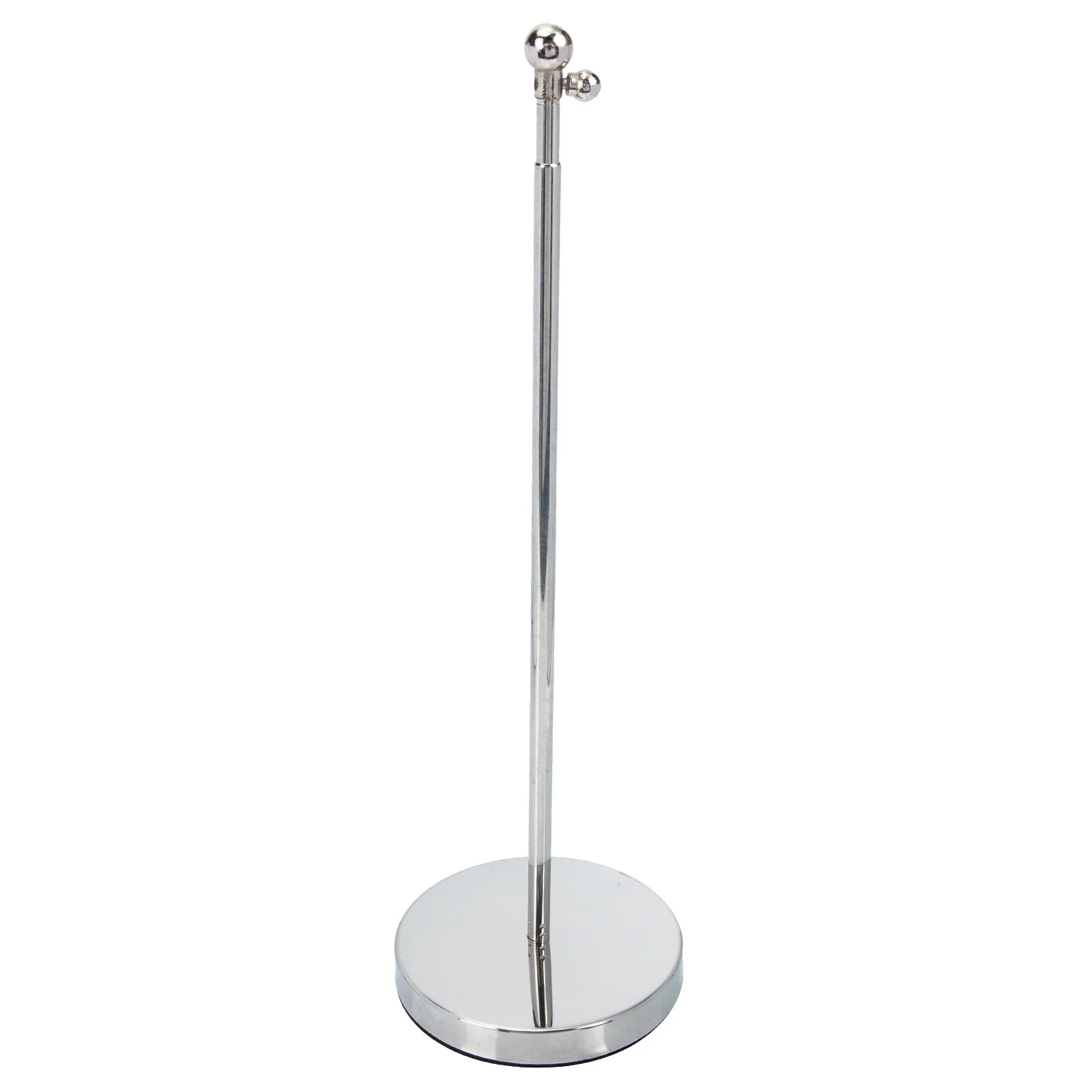 

Telescopic Flag Stand Sturdy Base Stainless Steel Table Wear-resistant Desktop Accessory Pole Holder Work