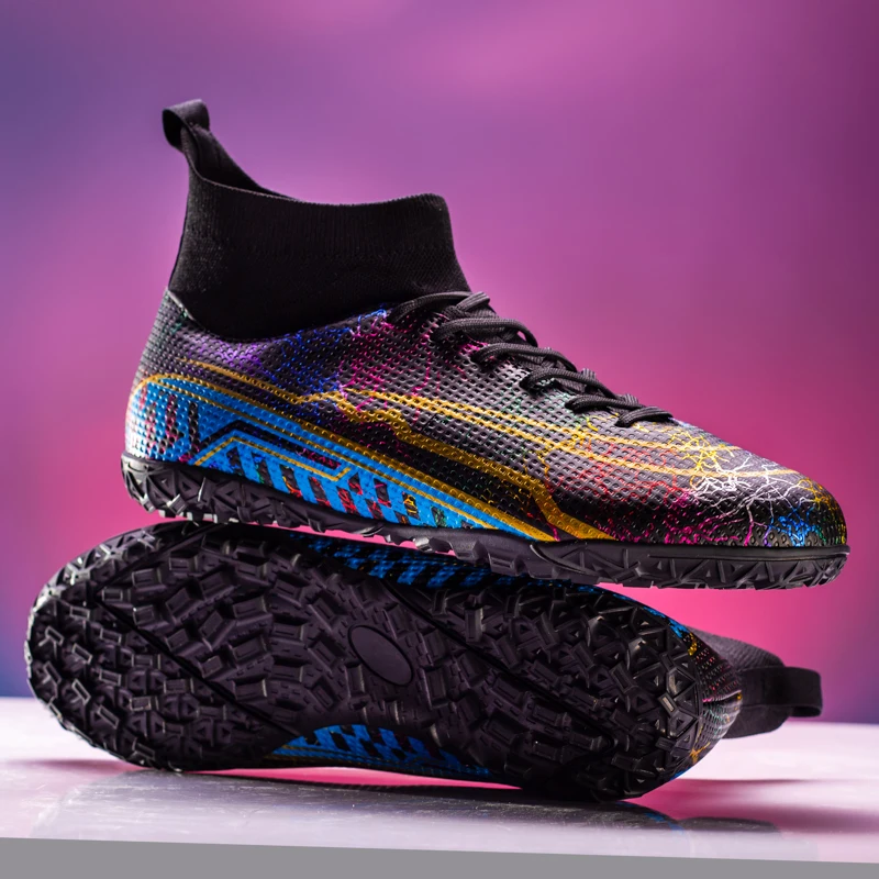 Мужские футбольные бутсы FG/TF дышащие тренировочные из микрофибры для газона